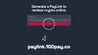 Receive crypto payments online with your own unique PayLink screenshot 3