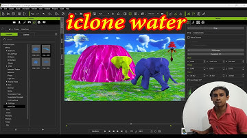 How To Make Crossing Fountain Transformation  | iclone water | 3D Animation Video Banana Sikhe