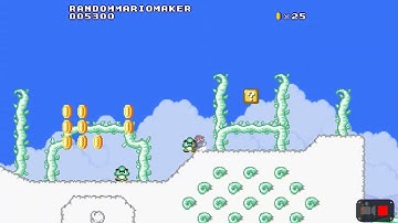 Super Mario Construct: SMB a Pretty walk by the clouds Gameplay 🙂