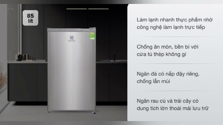 Tủ lạnh electrolux 85 lít eum0900sa đánh giá năm 2024