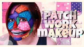 🎨「PATCHWORK FACE MAKEUP」 ⚫ #TheWickeRmoss