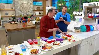 Decor Set of (2) 3-in-1 Microsafe Egg Cookers on QVC screenshot 1