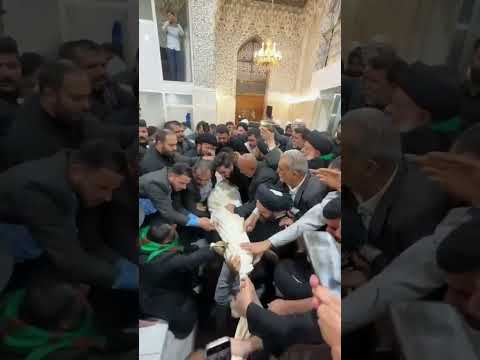 لحضة دفن السيد الفالي رحمه الله