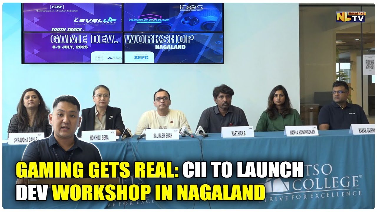 GAMING GETS REAL: CII TO LAUNCH DEV WORKSHOP IN NAGALAND - YouTube