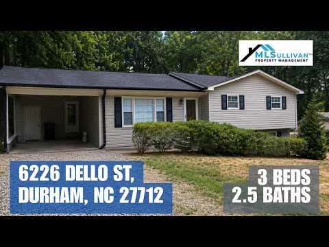6226 Dello St, Durham, NC home video tour