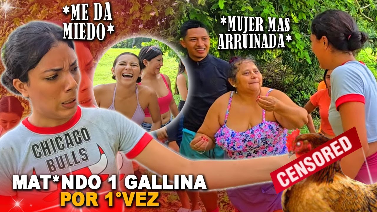 PONIENDO A PRUEBA A GABY MAT*NDO una gallina. Morirás de risa con la regañada que le pego GLADYS 🤣