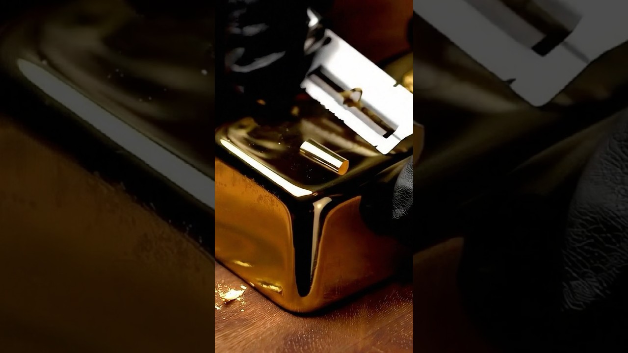 Shaving Soft Gold (close up) 🪒 