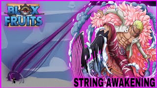 the PAIN getting (DEATH STEP) and STRING AWAKENING in Blox Fruits - BiliBili