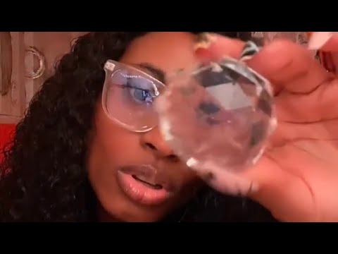 Asmr Halloween Tiktok Live Crystal Focus, Makeup, Shaving Cream, Eye Exam, Mic Scratching & Brushing