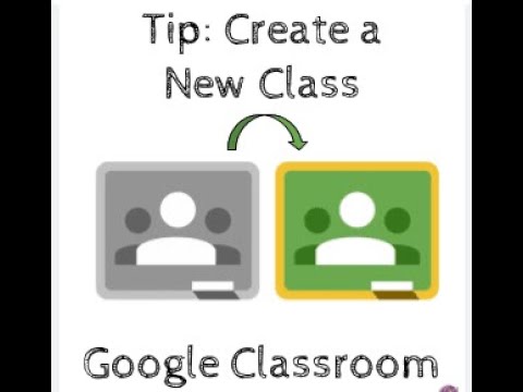 How to create a new class in Google classroom - YouTube