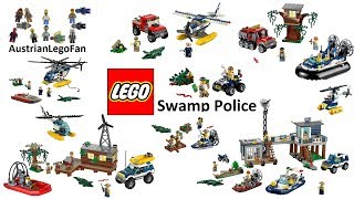 All Lego City Swamp Police Sets 2015 Compilation - Lego Speed Build Review