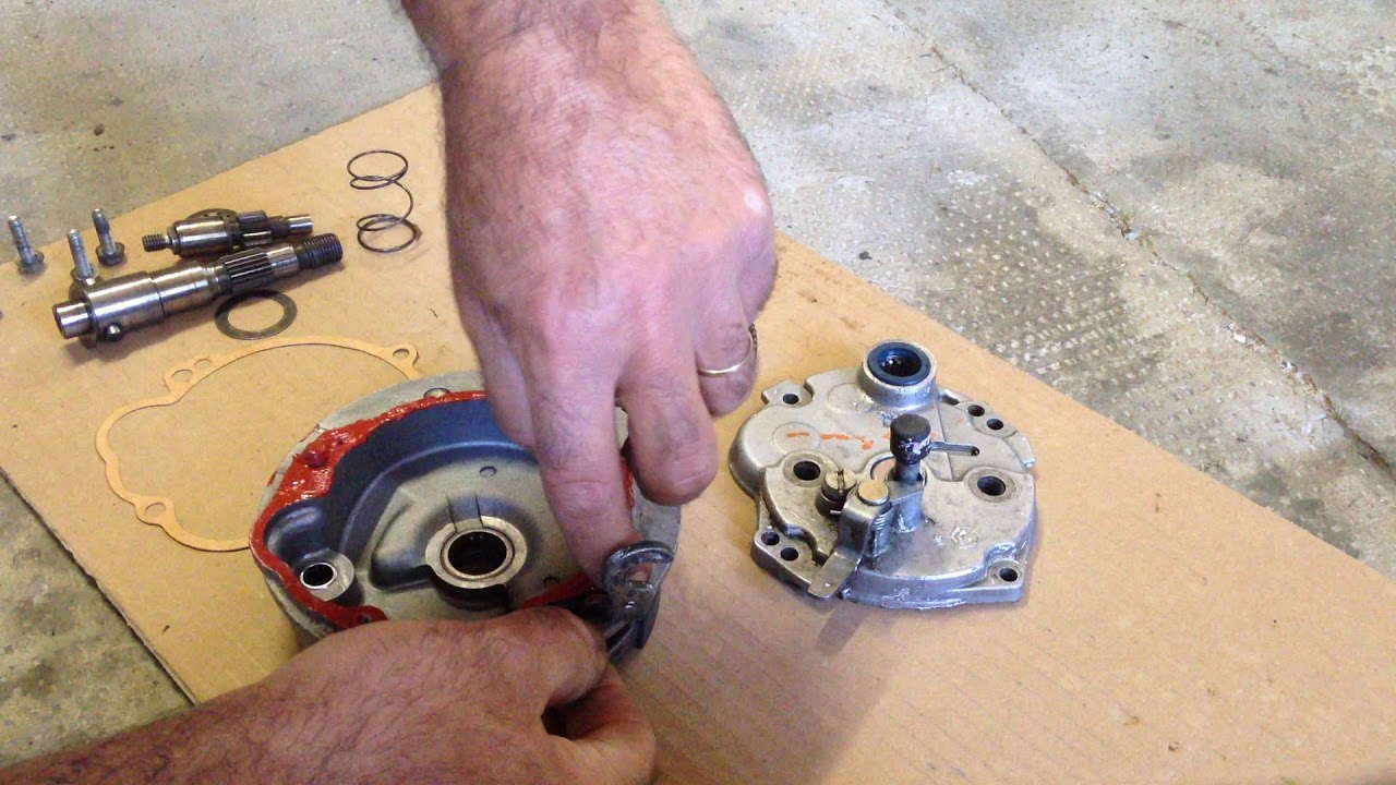 Revisione mozzo a puleggia Piaggio Ciao chiusura