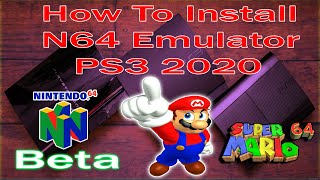 How To Install N64 Emulator Works On All PS3 CFW And PS3Hen Still In Beta 2020