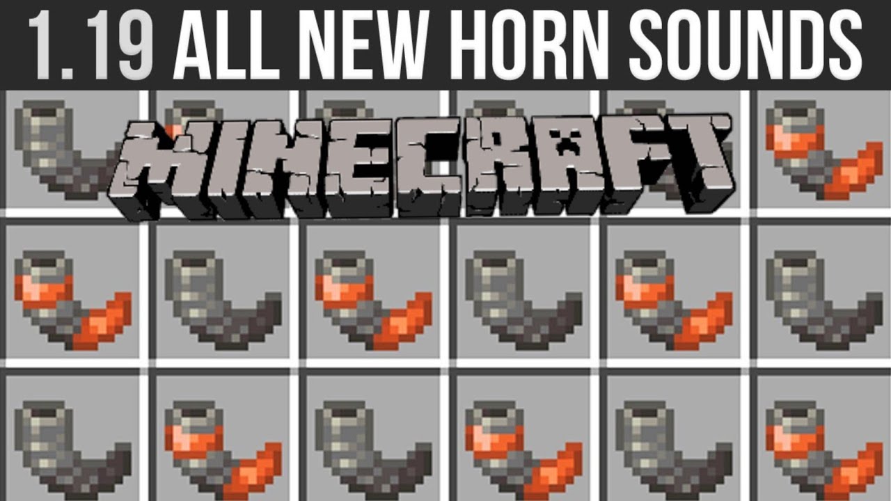 Minecraft Preview 1.18.30.27 the new goat horn sounds