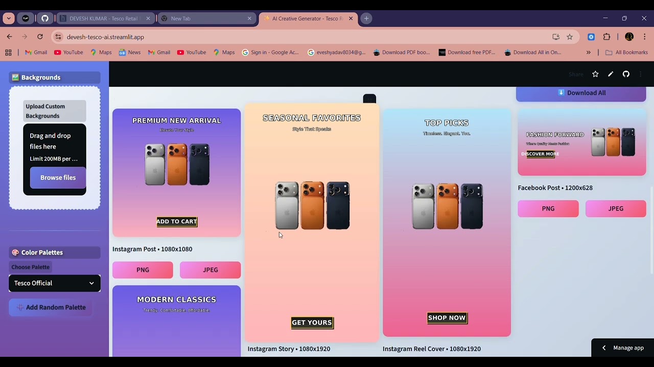 Tesco Ai Creative Generator || Demo Videos 