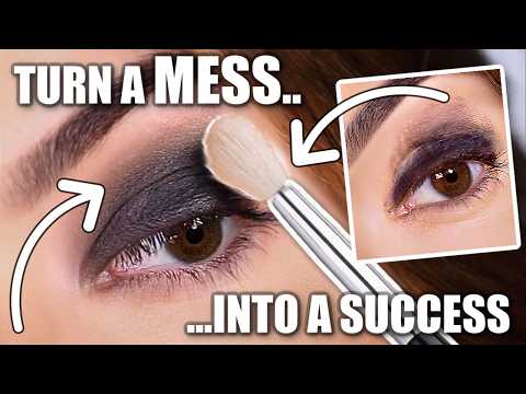 How to Blend a MESSY Smokey Eye | Don't Wipe It Off!