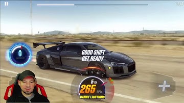 CSR2 Audi NEWING Alpil R8 RSR,  max tune, shift pattern, Review / how to drive