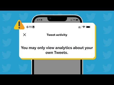 Twitter Analytics Not Working You May Only View Analytics About Your Own Tweet 