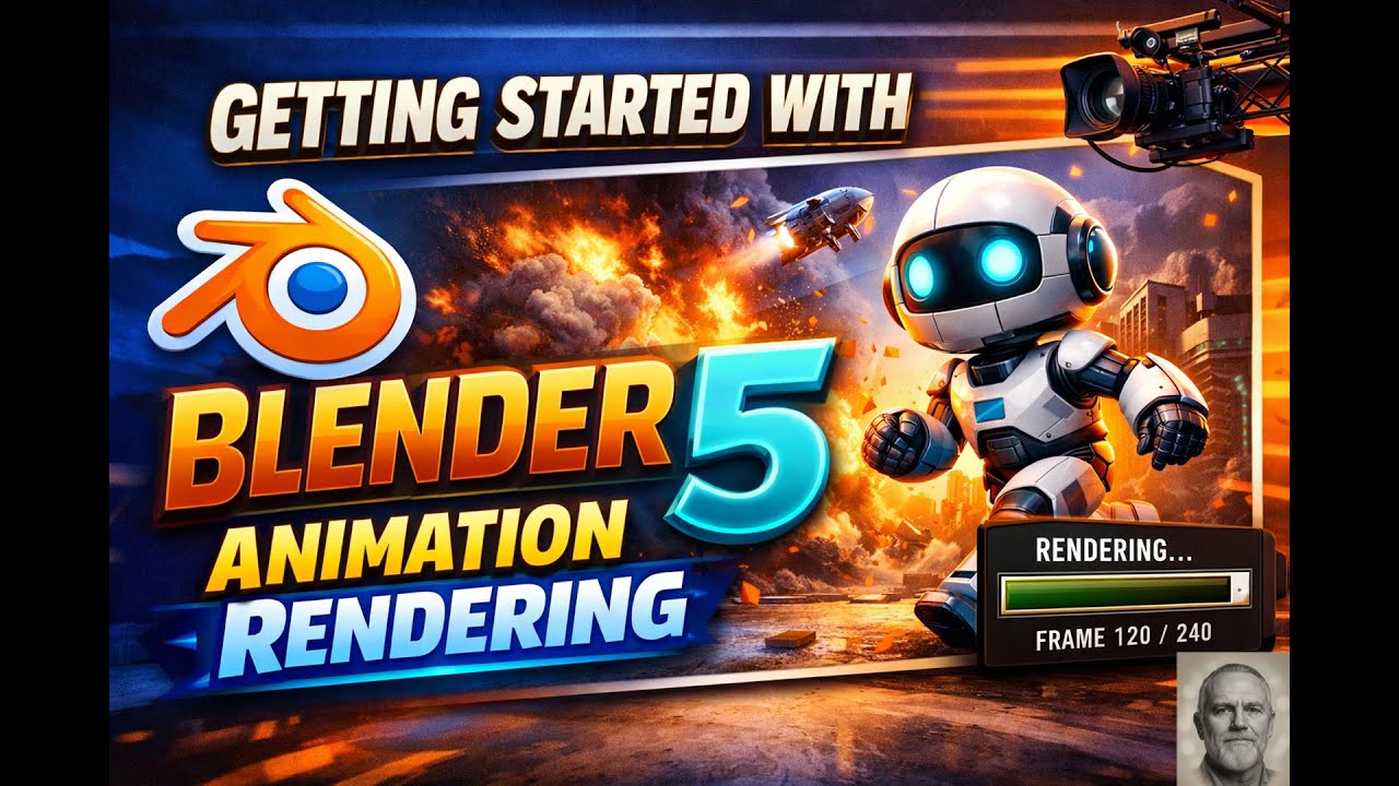 Начало работы с рендерингом анимации в Blender 5