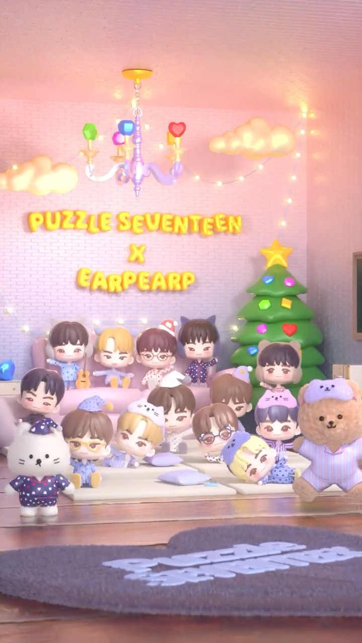 Puzzle SEVENTEEN X EARPEARP Collaboration Teasing - YouTube