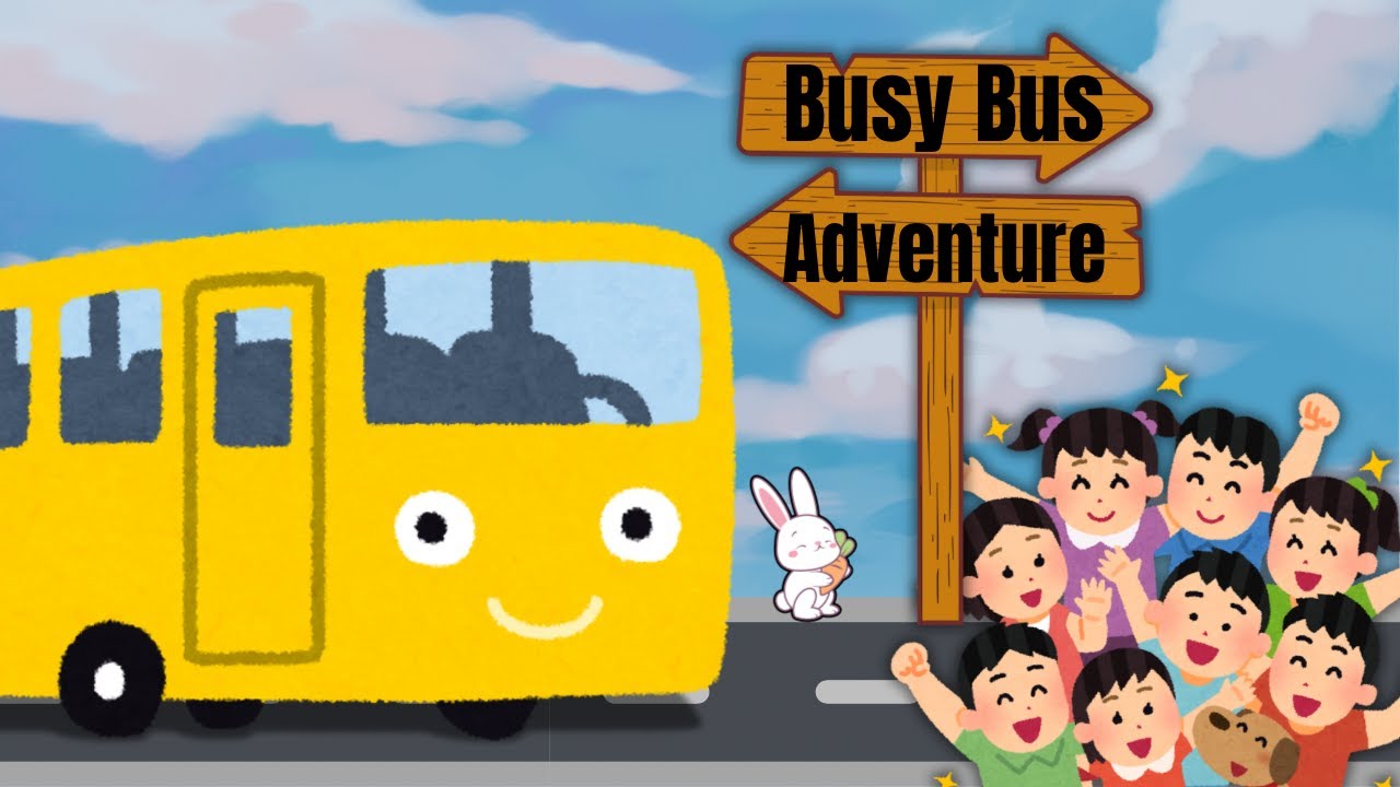 Busy bus Adventure|yellow bus|yellow bus song|fun for kids|kids song|Cartoon_Network860