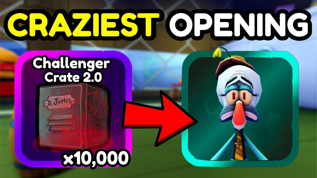 I Opened 10,000 Challenger 2.0 Crates To Unlock Squidward The Sad Clown.. (INSANE OPENING)