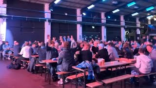 Invasion Nottingham 1034 Malmö Ff Suppportrar I England