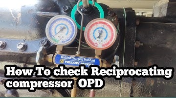 How To check oil differential pressure | Reciprocating compressor oil pressure checking