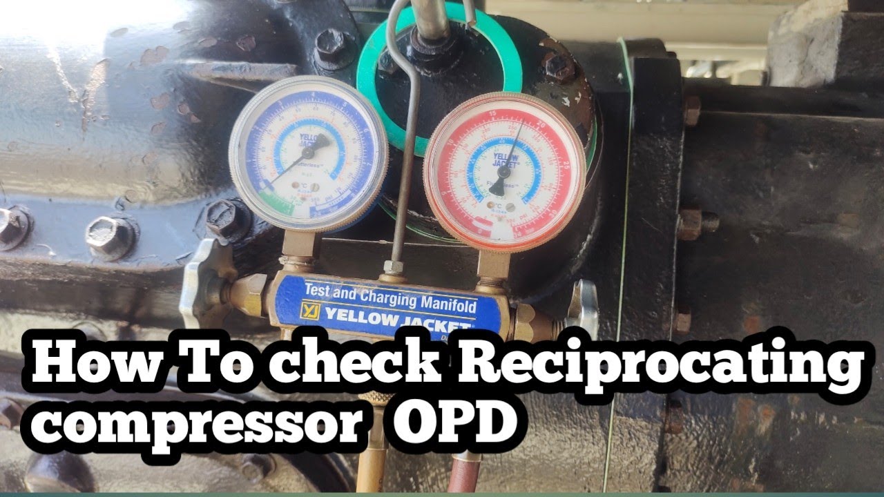 How To check oil differential pressure Reciprocating compressor oil