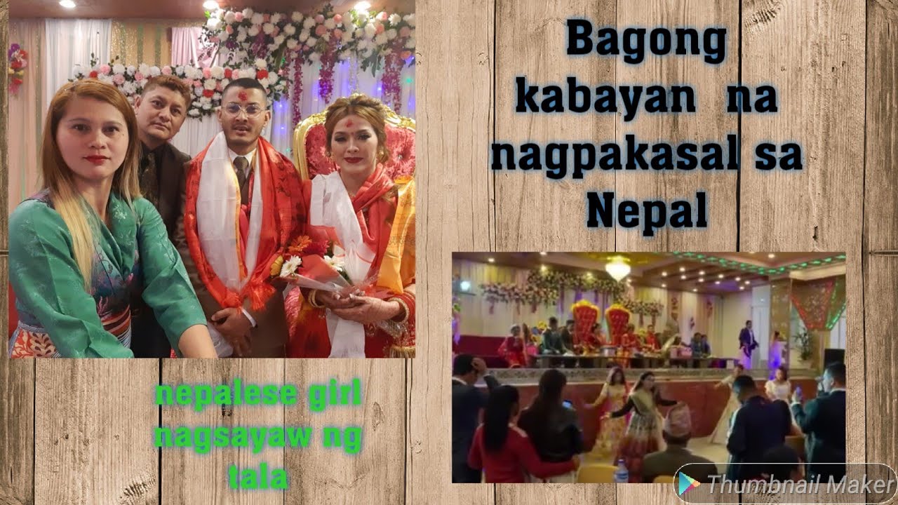 #GemmaNepalVlog#nepali girl sumayaw ng Tala...filipina and nepalese wedding party.