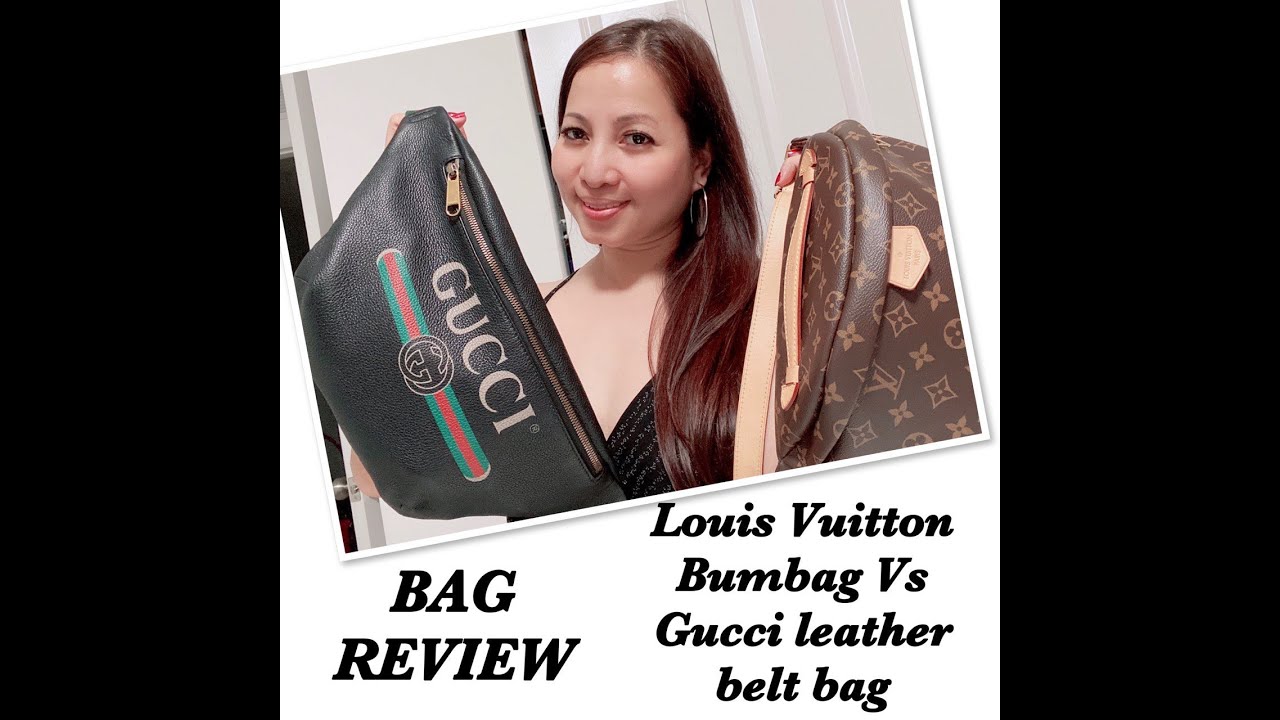 LOUIS VUITTON vs. GUCCI - LV Bumbag and Gucci Belt Bag comparison