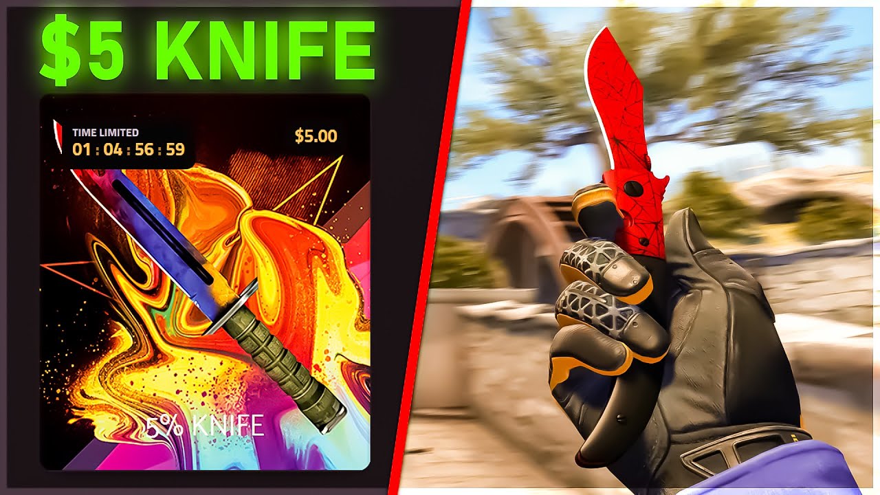 5 Dollars To A Knife Challenge! KeyDrop