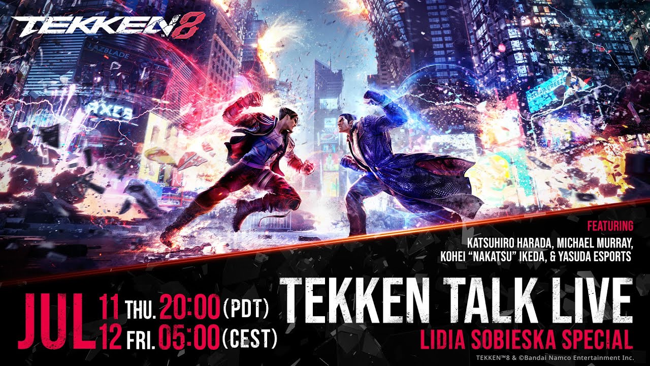Lidia Sobieska Tekken Talk live stream begins at 8 p.m. PT