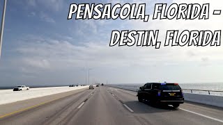 Pensacola, Florida to Destin, Florida! Drive with me on a Florida highway! screenshot 4