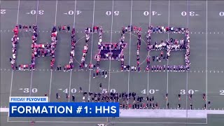 Friday Flyover: Huntley HS formation 1