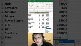 Excel formula in dropdowns! 😱 #microsoftoffice #excel #excelshorts