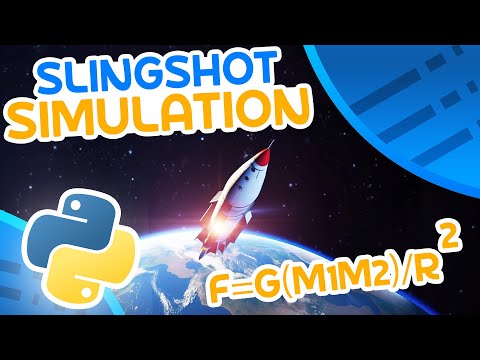 Intermediate Python Tutorial | Gravitational Slingshot Simulation