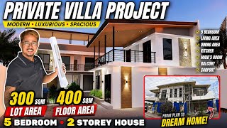300 SQM Lot Area Private Villa | 5 Bedrooms + Swimming Pool | 400 SQM 2-Storey Dream Home