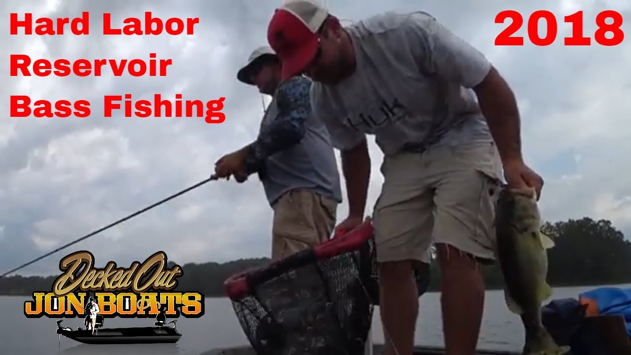 Hard Labor Reservoir bass fishing! Stop number 10 with High voltage Bass Anglers 2018!