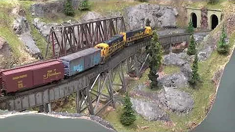 N Scale Albuquerque Carnuel & Tijeras RR 4 Layout ...