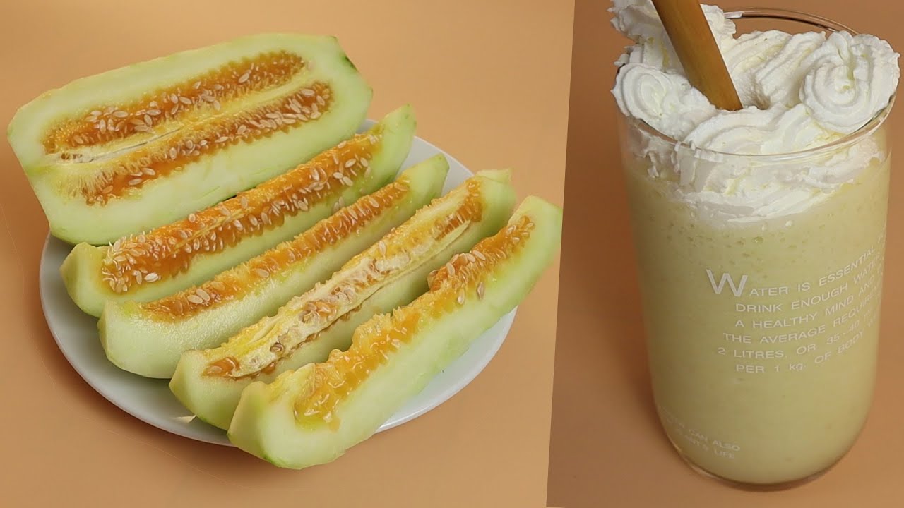 Honeydew Melon Milkshake Quick and Easy and Refreshing Milkshake