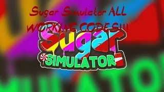 All Sugar Simulator Working Codes Roblox