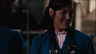 Bones: everyone laughing at hodgins with eyebrow-shaved