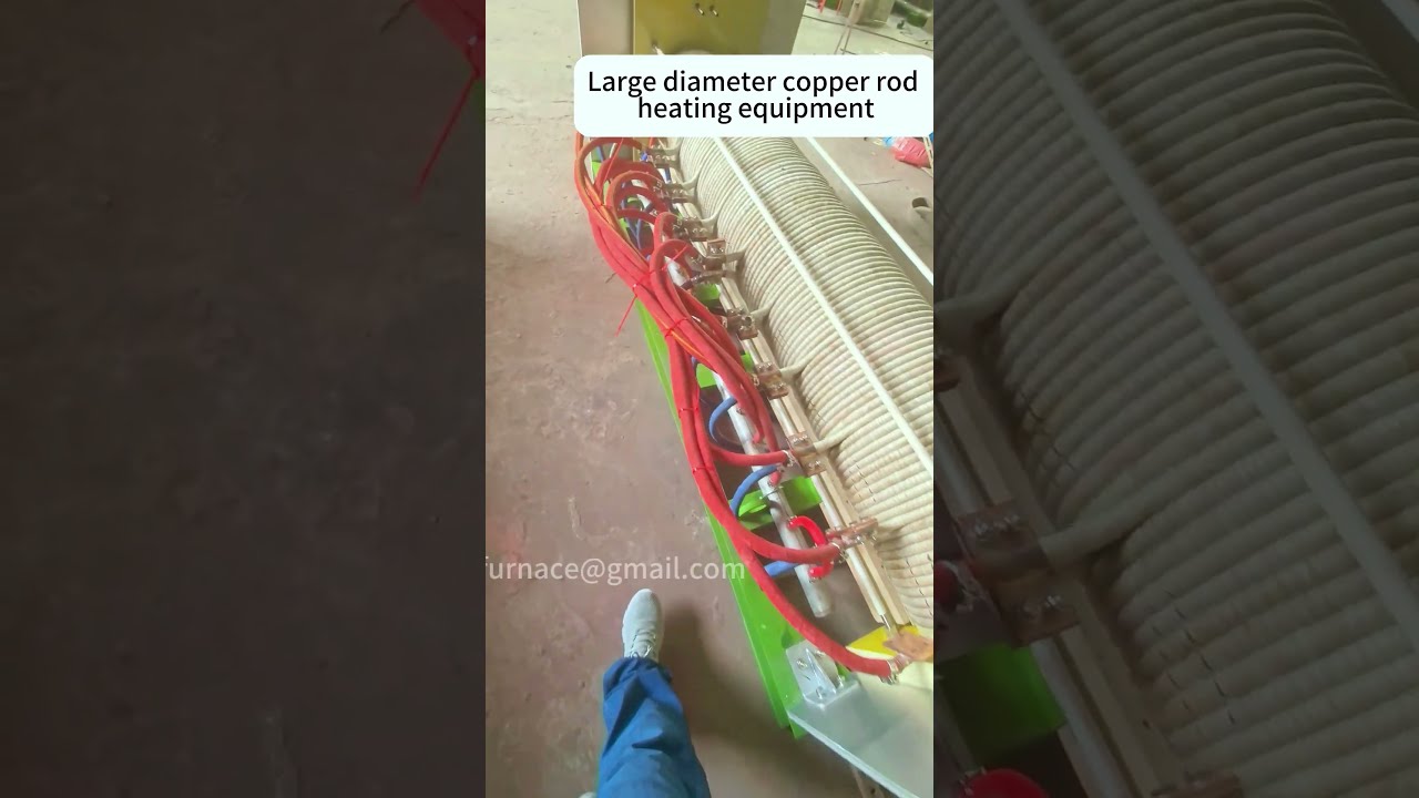 Large diameter copper rod heating equipment, copper rod forging heating furnace