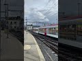 Départ d’une ABe 4/12 ( Be 4/4+ AB 0/4+ B0/4) à Yverdon