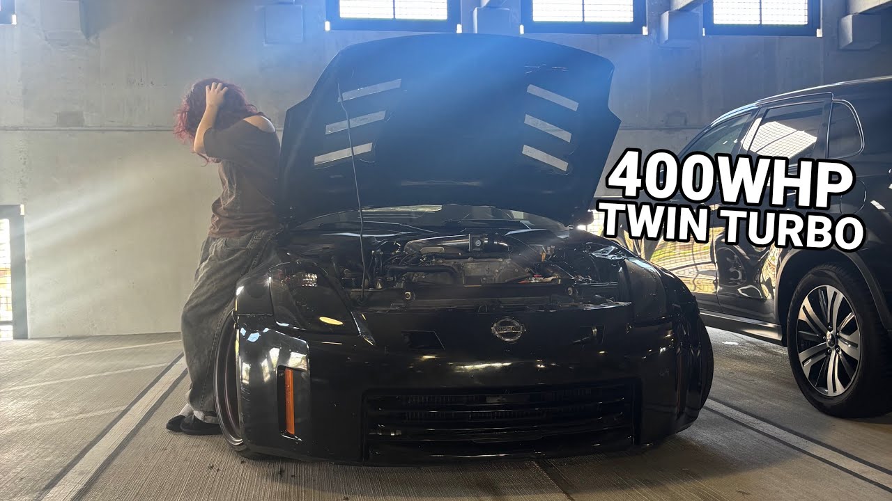 400 WHP Twin Turbo 350Z Cruise To Cars and Coffee [POV DRIVE]