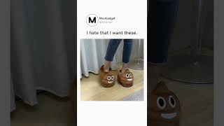✅ How to keep your feet warm at home. Funny Poop Warm Plush Slippers ( # 3057 ) screenshot 4