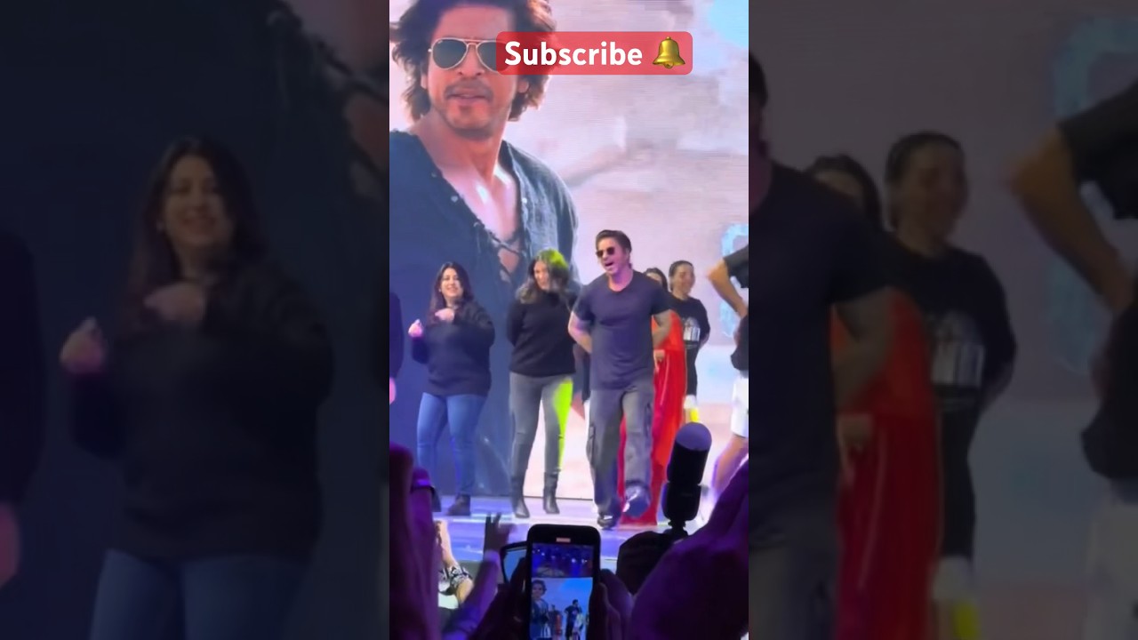 Shahrukh in dubai dunki promotion 