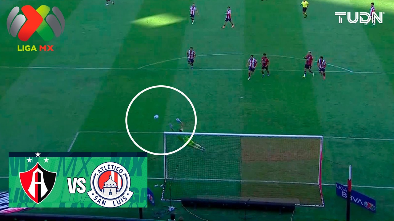 ¡GRAN DISPARO QUE PASA CERCA! I Atlas vs Atlético de San Luis | Liga MX ...