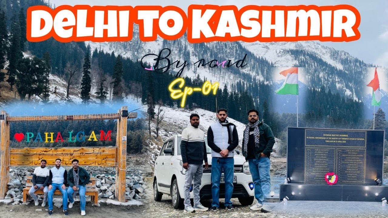 Kashmir ke rasto me hui halat krab 😰 | Delhi to kashmir | By road | Ep-01 #delhi #kashmir 